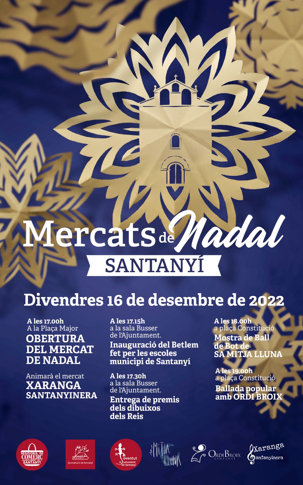 CARTELL MERCAT NADAL SANTANYÍ