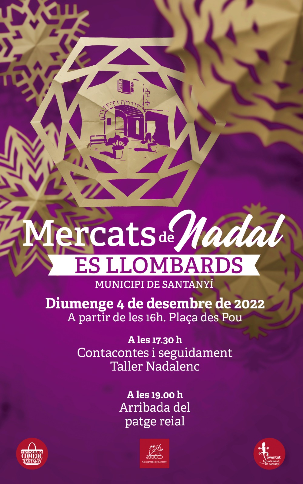CARTELL MERCXAT NADAL ES LLOMBARDS