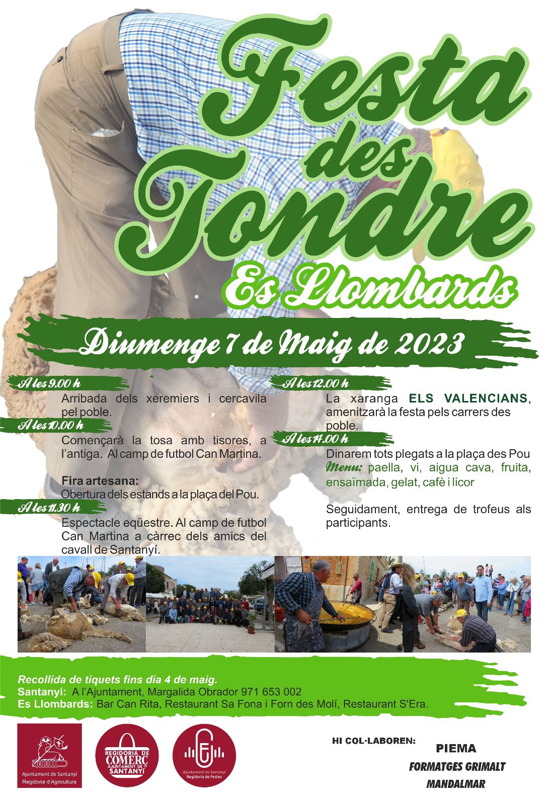FESTA DES TONDRE DES LLOMBARDS 2023