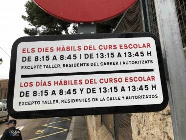TANCAMENT TRANSIT CARRER CEIP BLAI BONET