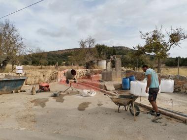 Comencen les obres de millora i embelliment de l’entorn del Pou del Rei de s’Alqueria Blanca