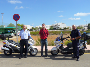 La Unitat de la Policia local de Cala d’Or estrena dues motocicletes noves
