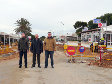 La remodelació de l’Avinguda Marina i carrer Voltor de Cala d’Or van a bon ritme