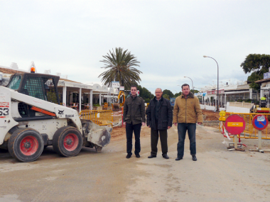 La remodelació de l’Avinguda Marina i carrer Voltor de Cala d’Or van a bon ritme