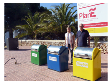 Cala d’Or ha posat en funcionament un nou sistema  de recollida de fems soterrat