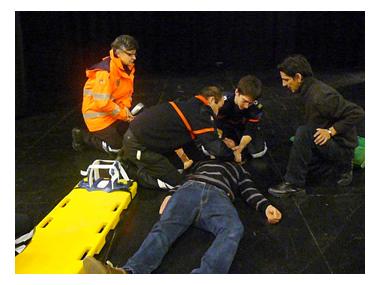 L’Agrupació de voluntaris de Protecció Civil de Santanyí realitzen cursos específics per millorar la seva formació