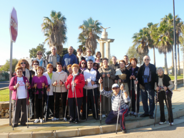 La població major del municipi de Santanyí practicà el Nordic-Walking