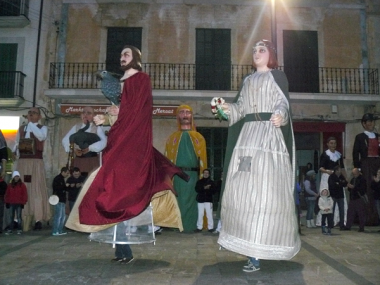 Les colles de Palma, Pollença, Llucmajor, sa Pobla, Manacor, Muro, Alcúdia i Santanyí participaren a la VI Trobada de Gegants de Santanyí
