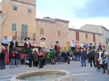 Les colles de Palma, Pollença, Llucmajor, sa Pobla, Manacor, Muro, Alcúdia i Santanyí participaren a la VI Trobada de Gegants de Santanyí