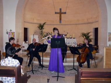 Ensemble BACHrroc va oferir un esplèndid concert a l’església de Cala d’Or sota el títol: Sólo Bach