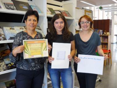 Agnès Rigo Vidal, de 13 anys, ha estat la guanyadora del II Concurs Samarreta de Sant Jaume