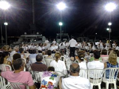 PORTOPETRO ACOMIADA LES FESTES D’ESTIU AMB UN CONCERT A CÀRREC DE LA BMM DE SANTANYÍ