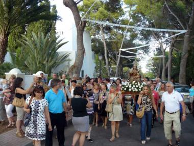 CALA D’OR CELEBRA LA SEVA FESTA PATRONAL AMB UNA SENTIDA MISA SOLEMNE I LA PROCESSÓ MARÍTIMA