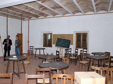 EL BATLE DE SANTANYÍ I EL NOU RECTOR VISITEN LES OBRES DEL CAMÍ PROVISIONAL A CONSOLACIÓ