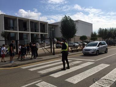 LA POLICIA LOCAL POSA EN MARXA UN DISPOSITIU ESPECIAL PER A L’INICI DEL CURS ESCOLARS