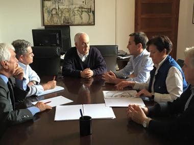 REUNIÓ DE L'AJUNTAMENT DE SANTANYÍ AMB EL DIRECTOR INSULAR D'INFRAESTRUCTURES I MOBILITAT