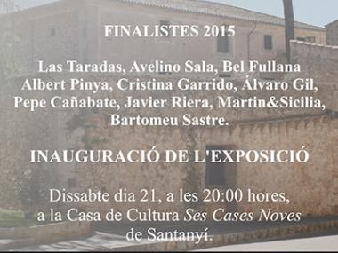 10 ARTISTES OPTEN AL  III PREMI VILA DE SANTANYÍ FRANCISCO BERNAREGGI D’ARTS VISUALS 2015