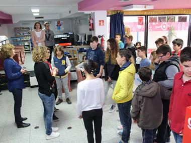 ELS ALUMNES DE SANTANYÍ VISITEN EL MUNICIPI DE SANTA EULÀLIA DINS EL MARC DE CIUTAT AMIGA DE LA INFÀNCIA