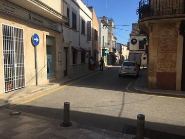 L’AJUNTAMENT POSA EN MARXA UNA NOVA FASE D’EMPEDRAT AL 	CENTRE HISTÒRIC DE SANTANYÍ