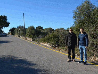 L’Ajuntament renova l’enllumenat públic de Cala Llombards