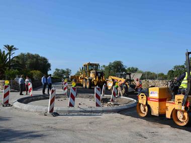 Una nova rotonda millorarà la seguretat vial a Son Moja