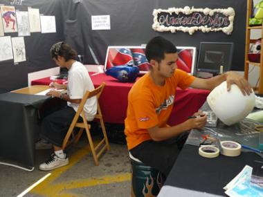 Imatges de la Mostra d’Art i Artesania del municipi de Santanyí 