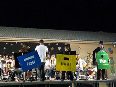 L’actuació de l’home sobre el medi ambient, una reflexió esperançadora que va posar en escena l’Escola de Música a la clausura del curs 2008-2009
