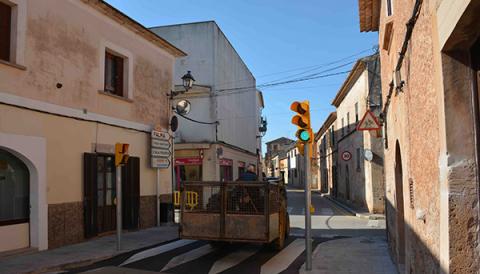 Els nous semàfors del poble de Santanyí ja estan en funcionament