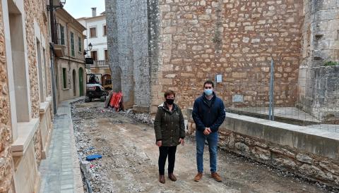 INICI OBRES CARRER SOL SANTANYÍ