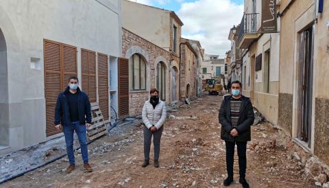 Comencen les obres d’embelliment i de millora de canalització d’aigua de pluja del Carrer Sant Andreu