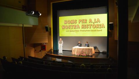 PRESENTACIÓ NOMS PER A LA NOSTRA HISTÒRIA