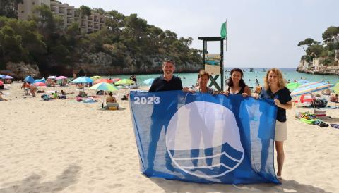 BANDERA BLAVA CALA SANTANYÍ 2023