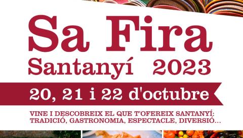 CARTELL SA FIRA SANTANYÍ 2023