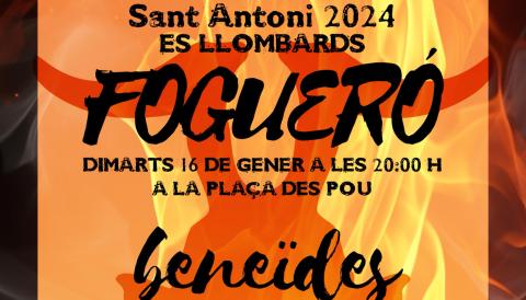 FOGUERÓ SANT ANTONI ES LLOMBARDS 2024