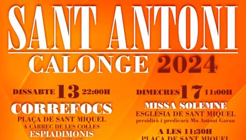 PROGRAMA CARTELL SANT ANTONI CALONGE 2024