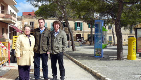 La Plaça Sant Josep de s’Alqueria Blanca és objecte d’una reforma per integrar-la al conjunt comercial i d’oci de la zona 