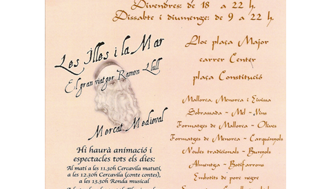 Santanyí celebra un Mercat Medieval dedicat al gran viatger Ramon Llull entorn a les Illes i la Mar
