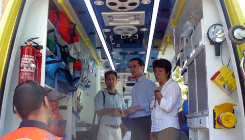 Santanyí  compta amb una ambulància del 061, dotada de la tecnologia més avançada a nivell europeu per a la temporada turística