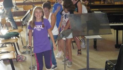 Professors i alumnes de l’Escola de Música de Santanyí aproven amb bona nota un simulacre d’evacuació en cas d’incendi
