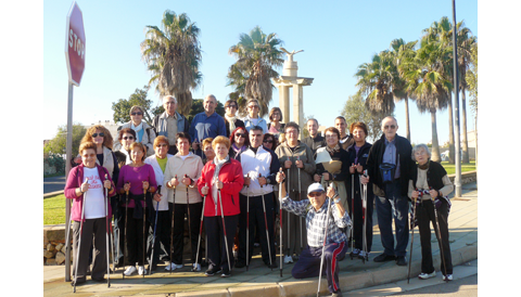 La població major del municipi de Santanyí practicà el Nordic-Walking