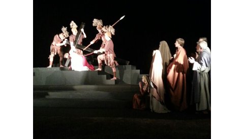 Un any més, el Via Crucis de s’Alqueria Blanca es converteix en el acte estrella de Setmana Santa