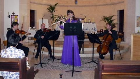 Ensemble BACHrroc va oferir un esplèndid concert a l’església de Cala d’Or sota el títol: Sólo Bach
