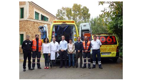 La incorporació de l’ambulància al municipi de Santanyí millora el temps de resposta en més de 10 minuts a les emergències