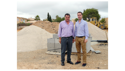 Iniciades les obres per construir un camp de futbol 7 i dues pistes de pàdel a es Llombards