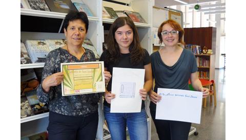Agnès Rigo Vidal, de 13 anys, ha estat la guanyadora del II Concurs Samarreta de Sant Jaume