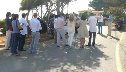 S’inaugura a Cala Figuera un passeig-mirador amb unes de les millors vistes a Cabrera