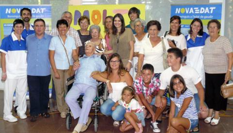 EL PADRÍ DE SANTANYÍ BARTOMEU PUIG CELEBRA ELS SEUS 105 ANYS BEN ACOMPANYAT 