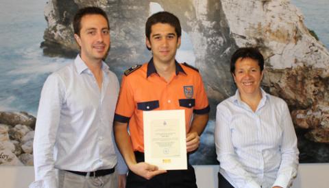 PROTECCIÓ CIVIL DE SANTANYÍ REP UNA MEDALLA AL MÈRIT 
