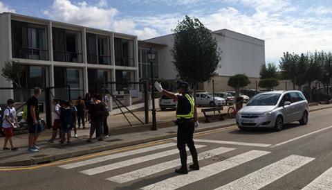 LA POLICIA LOCAL POSA EN MARXA UN DISPOSITIU ESPECIAL PER A L’INICI DEL CURS ESCOLARS