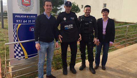 LA POLICIA LOCAL DE SANTANYÍ ESTRENA ARMILLES ANTIBALES